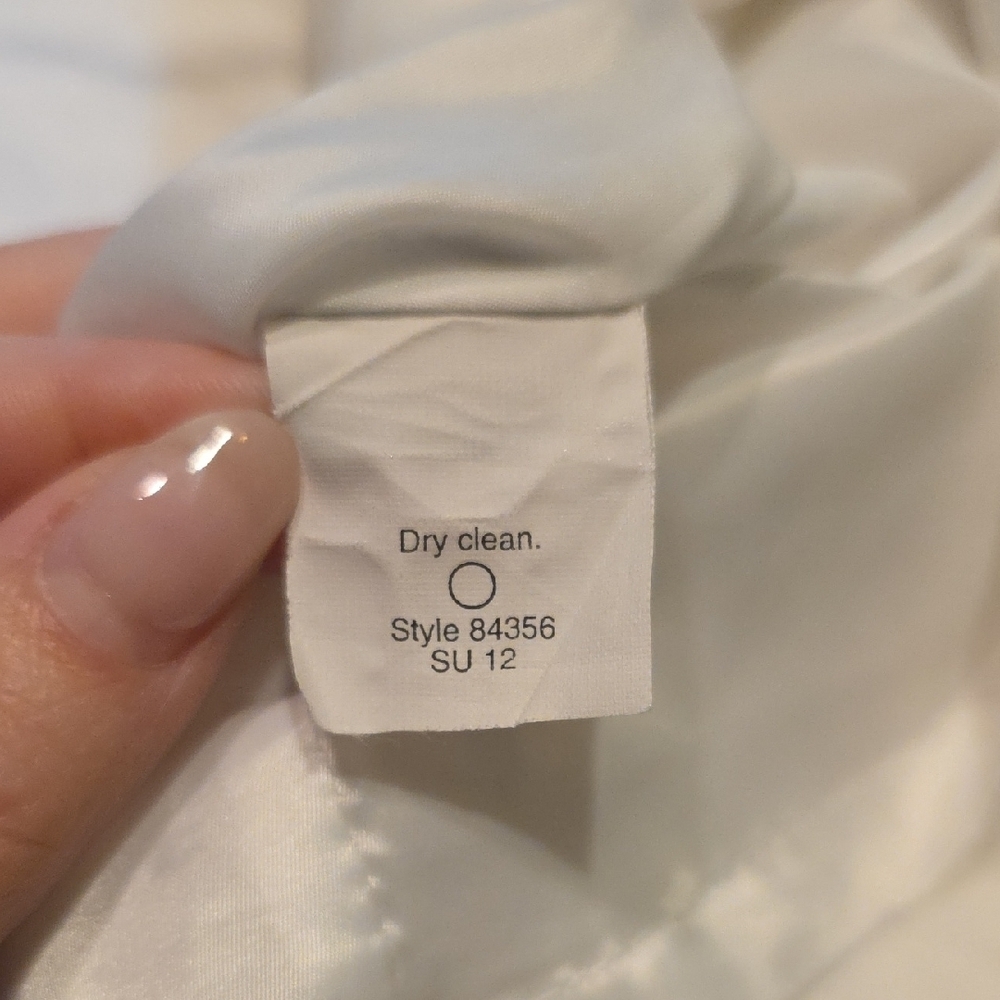J.Crew White Cotton Linen Blend Sleeveless Bow Back Sheath Dress Size 0 - Picture 15 of 17